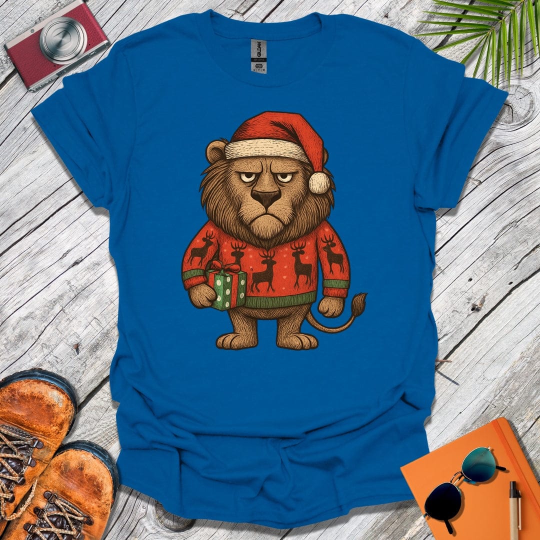 Grumpy Xmas Lion T-Shirt