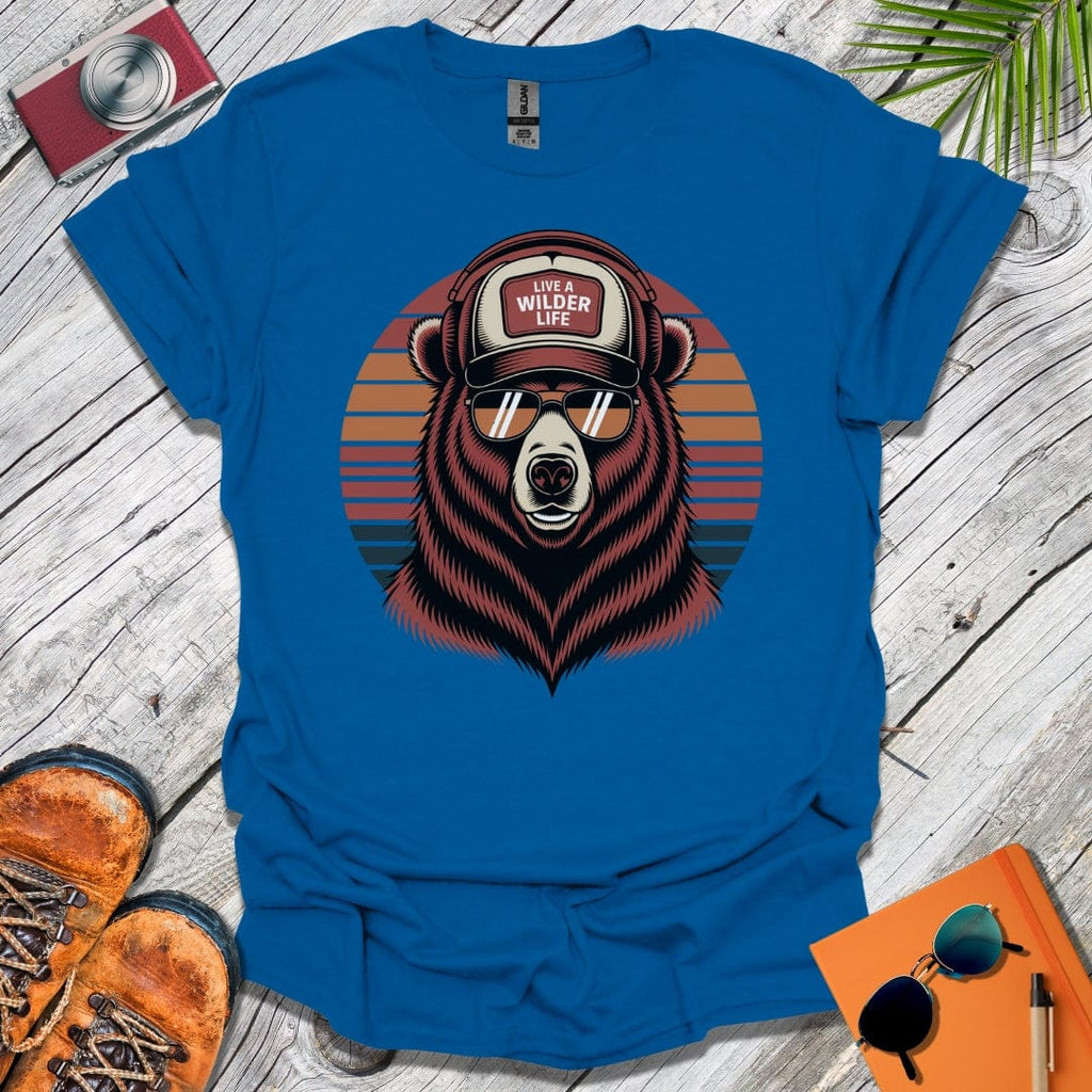 Live a Wilder Life Trucker Bear T-Shirt
