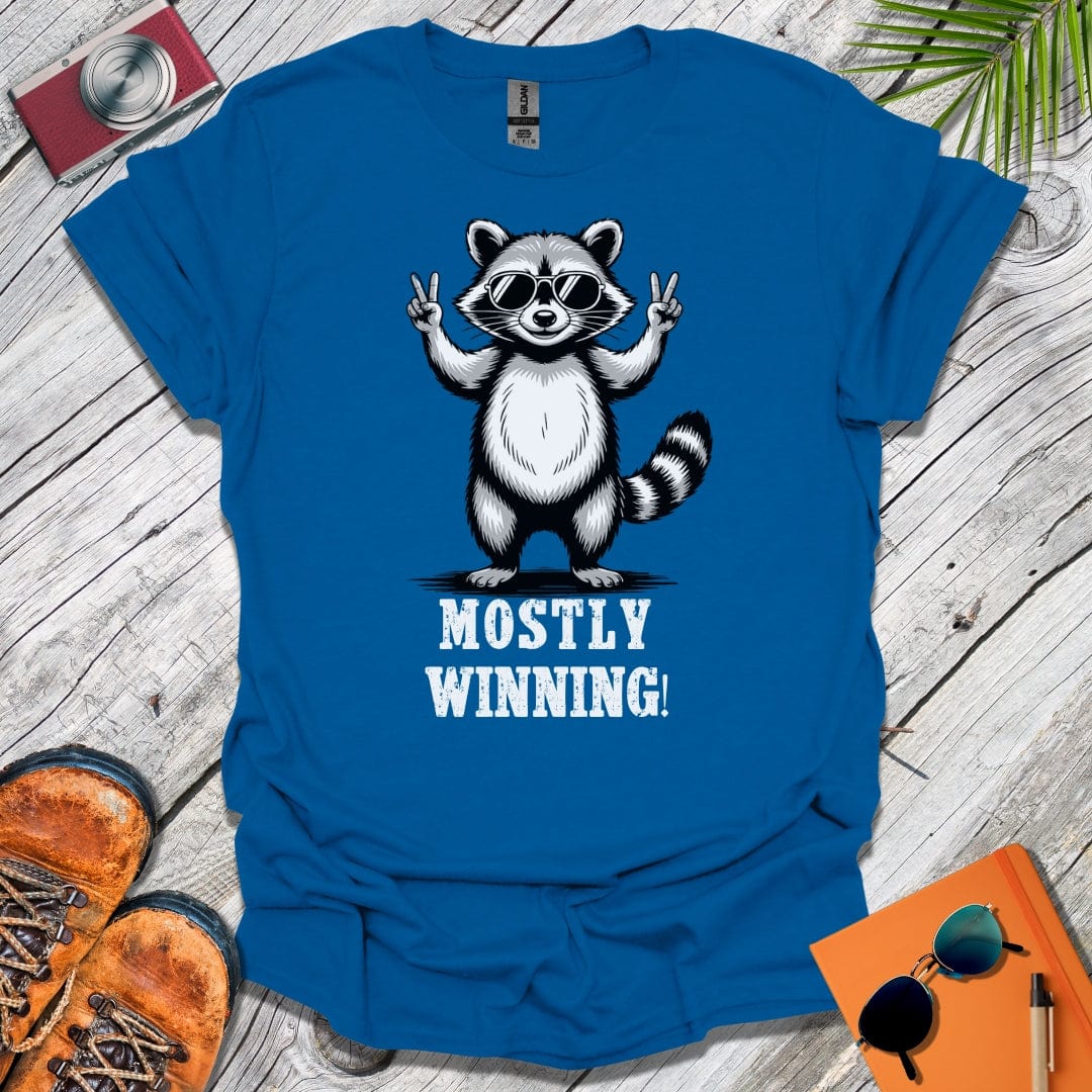 Mostly Winning Raccoon T-Shirt