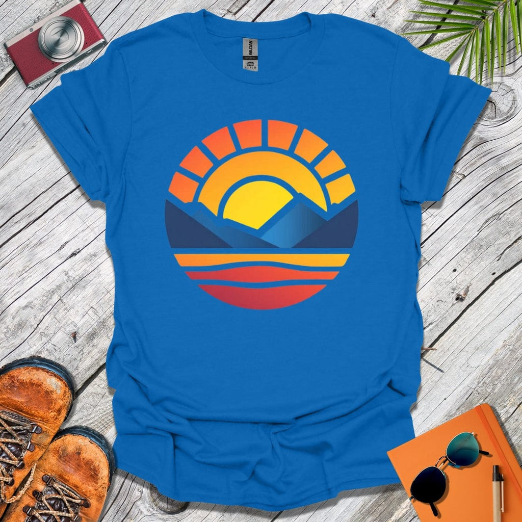 Mountains to Sea Sunset T-Shirt