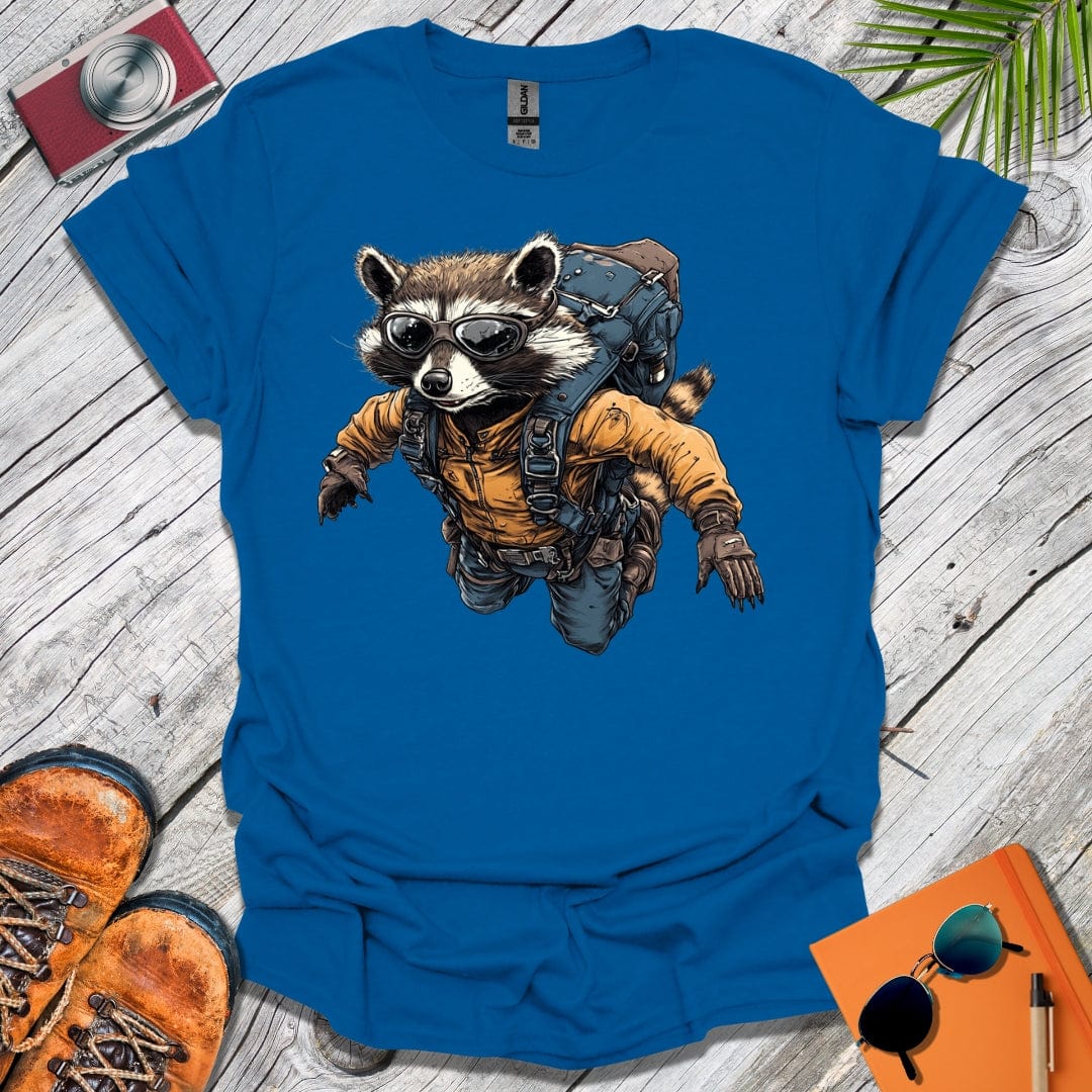 Freefalling Raccoon T-Shirt