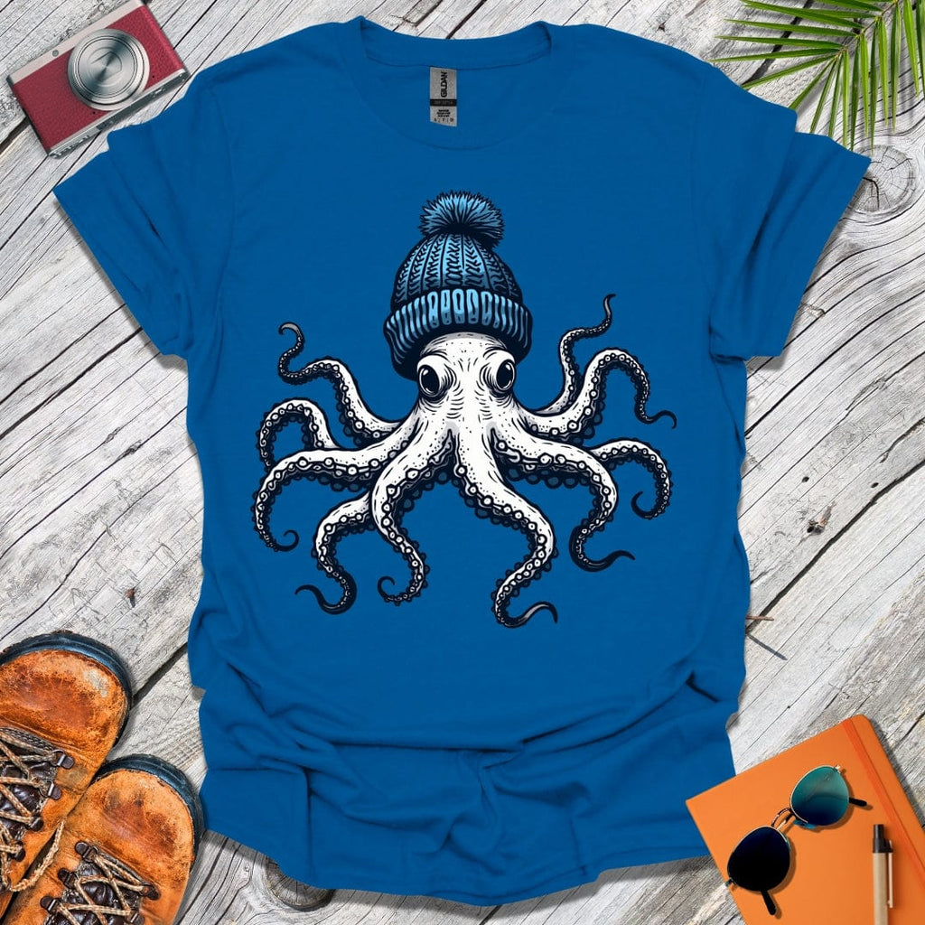 Woolly Hat Octopus T-Shirt