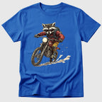 Royal Dirt Bike Raccoon - Mosaic Rhino