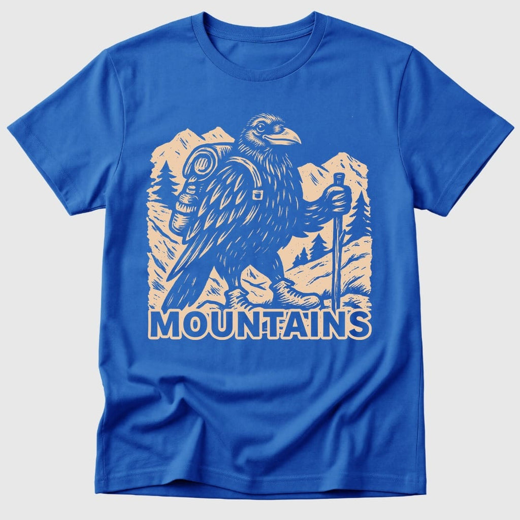 Royal Raven In The Mountains - Mosaic Rhino