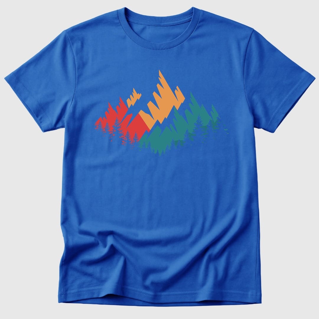 Royal Retro Mountains - Mosaic Rhino