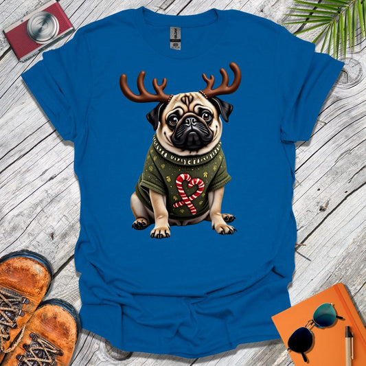 Festive Pug T-Shirt