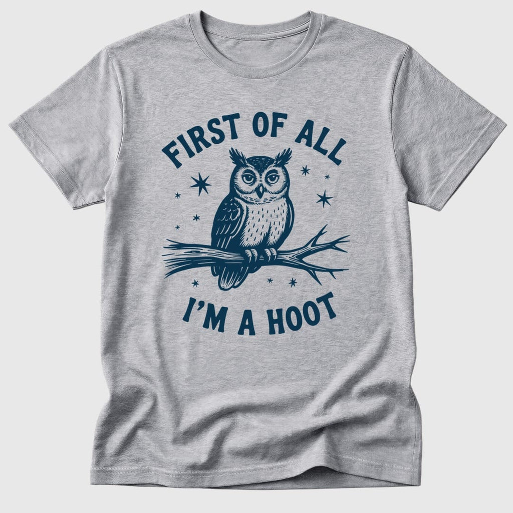 Sport Grey I'm A Hoot - Mosaic Rhino