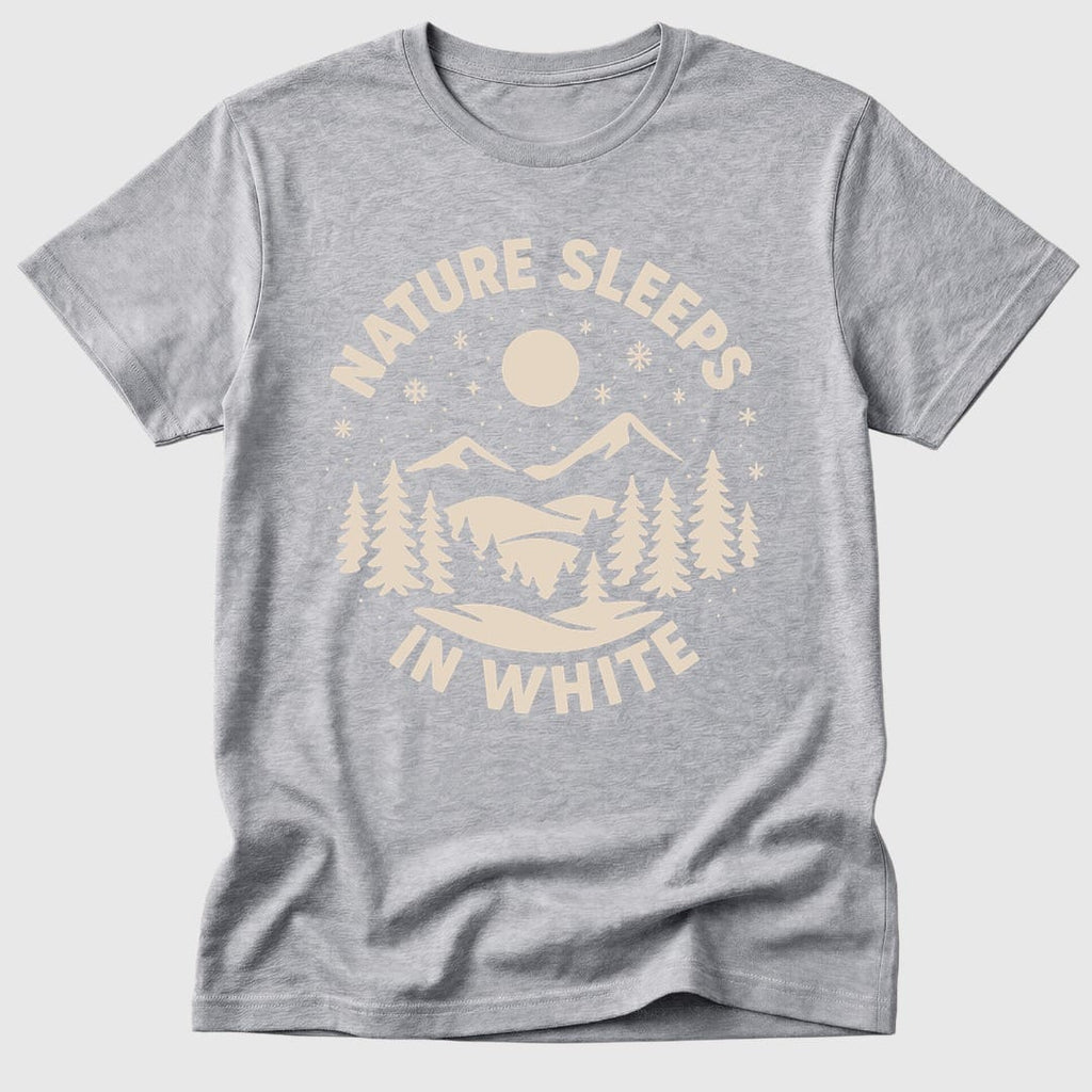 Sport Grey Nature Sleeps In White - Mosaic Rhino