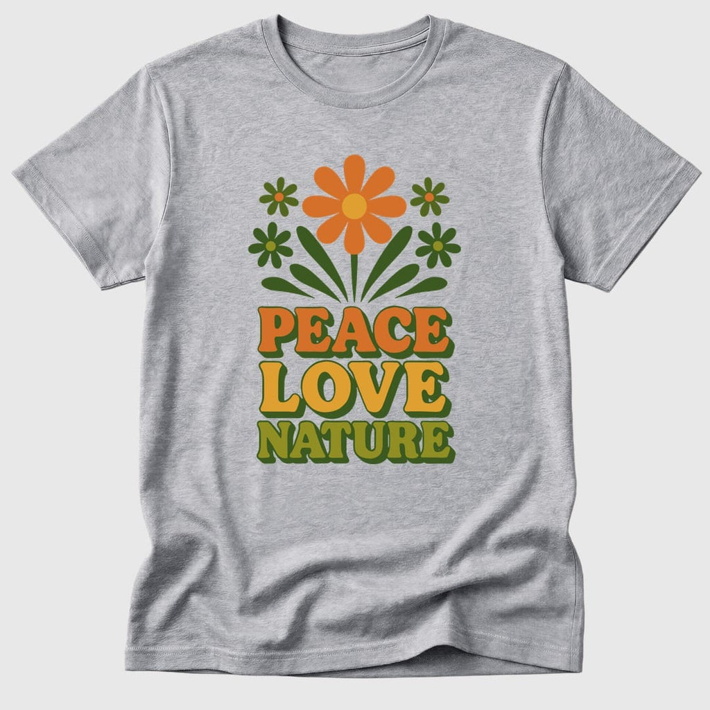 Sport Grey Retro Peace Love Nature - Mosaic Rhino