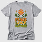 Sport Grey Retro Peace Love Nature - Mosaic Rhino