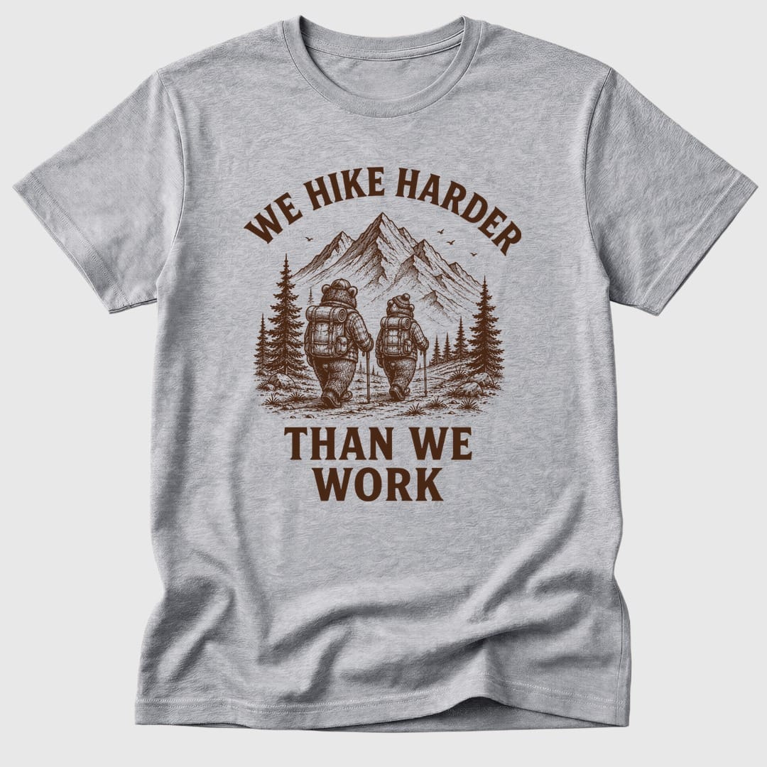 Sport Grey We Hike Harder - Mosaic Rhino