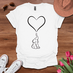 Elephant Blowing a Heart T-Shirt