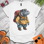 Hiking Hippo T-Shirt