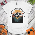 Live a Wilder Life Mountains T-Shirt