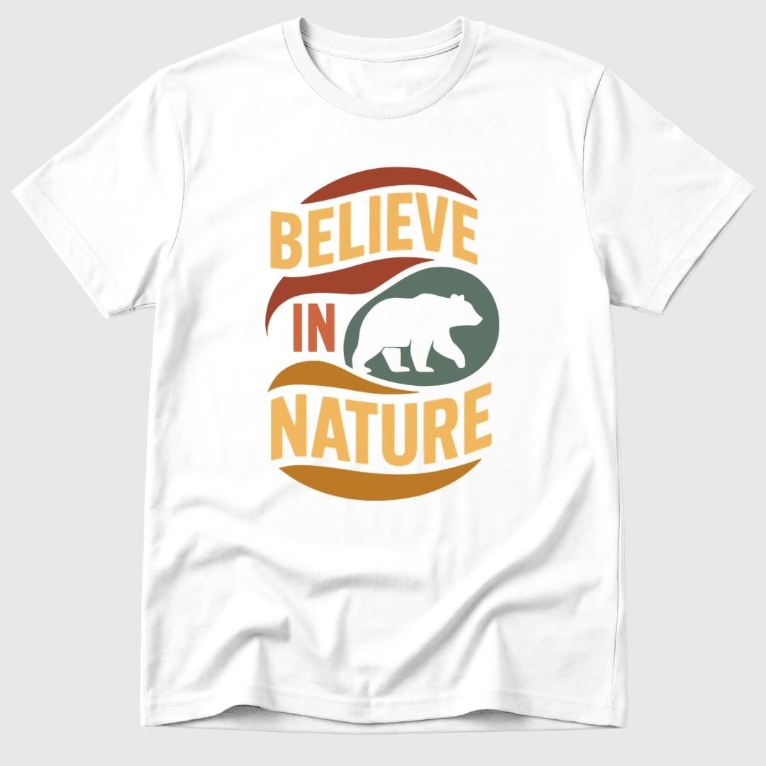 White Believe in Nature - Mosaic Rhino