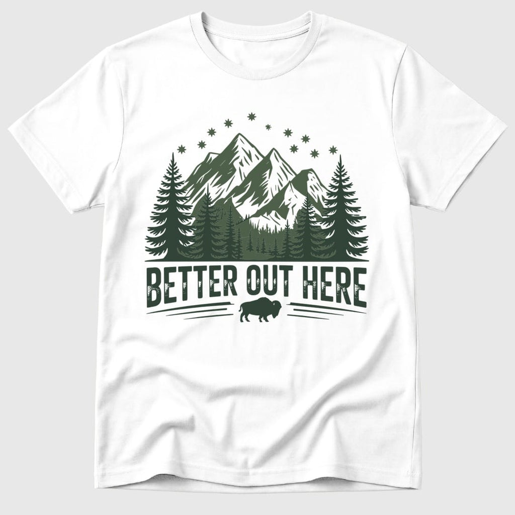 White Better Out Here - Mosaic Rhino