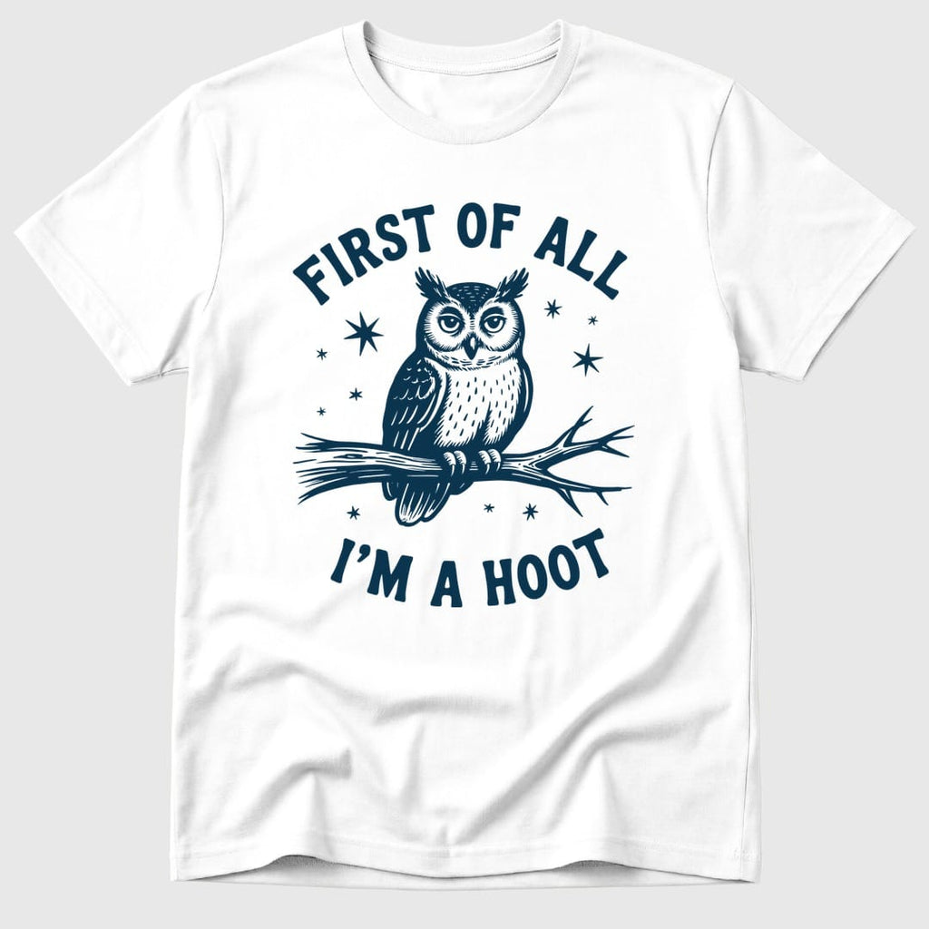 White I'm A Hoot - Mosaic Rhino